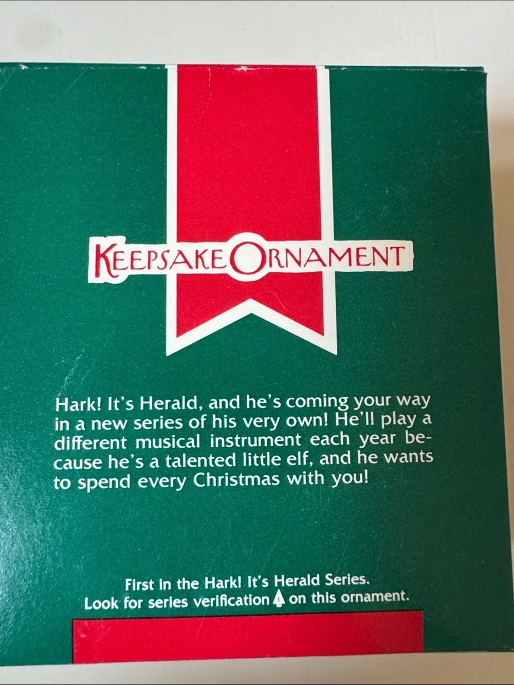 Hallmark 'Hark! It's Herald' Ornament - Green, Red & Gold